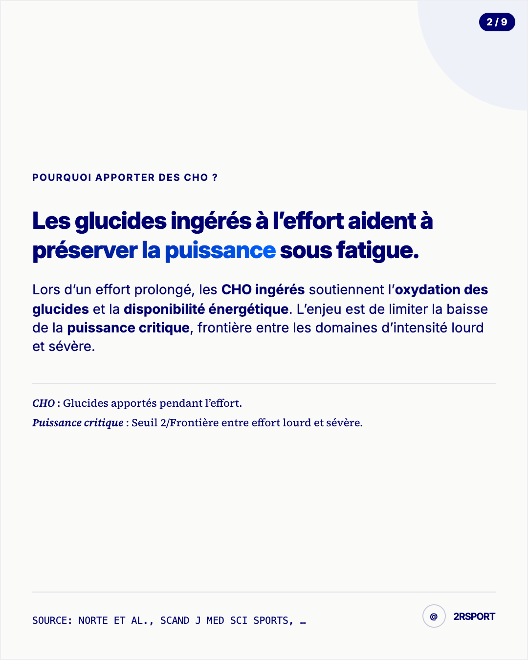Aperçu de l’infographie sur les glucides et la puissance critique